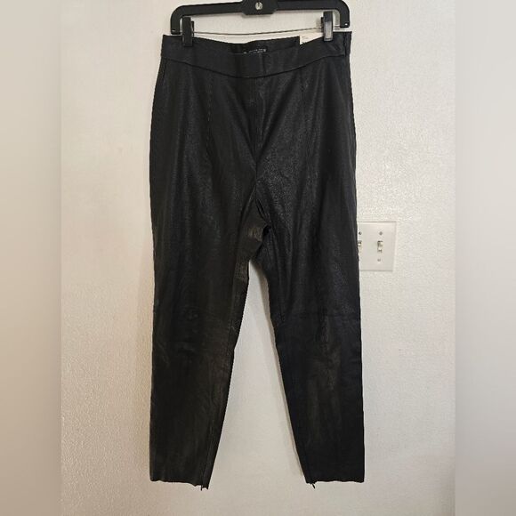 NWT Zara High Rise Faux Leather Leggings Size XL - Picture 2 of 13